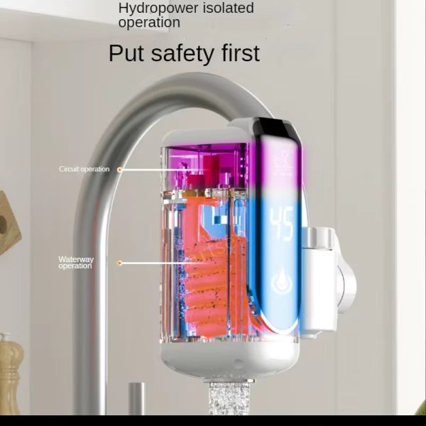 3000W Instant Electric Water Heater Tap – Tankless Hot & Cold Faucet | Instant Heating Kitchen & Bathroom Faucet