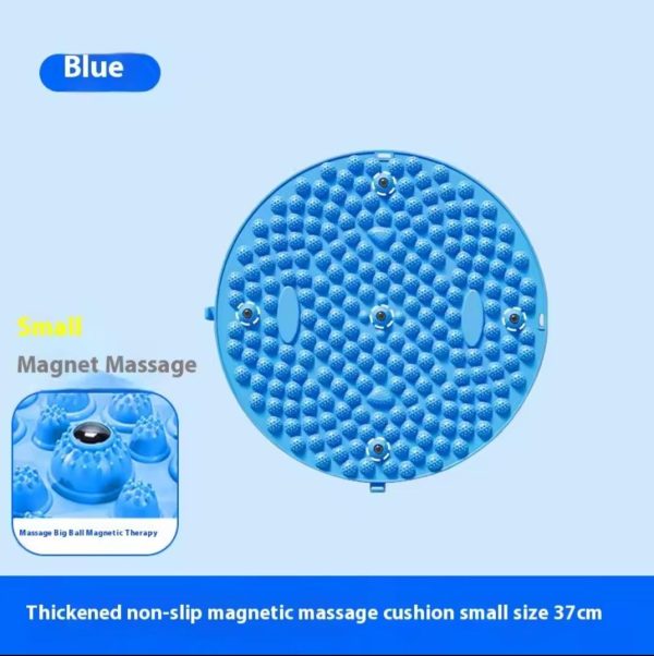 Silicone Foot Massage Pad – Circular Jogging Toe Press Board for Pain Relief & Blood Circulation (Blue)
