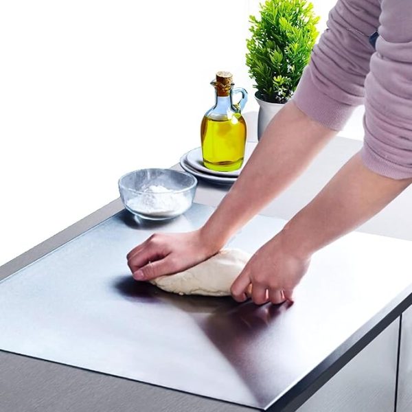 Premium Stainless Steel Cutting Board – Easy to Clean & Rust-Resistant (41x33cm)