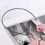 Stainless Steel Drain Cleaner Stick – 90cm Hair Catching Wire Spring for Sink & Bathroom Clogs