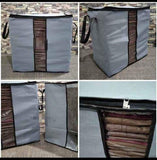 Foldable Blanket Storage Bag Organizer – Large‑Capacity Cloth Wardrobe Box, 1 Pc (Random Color)