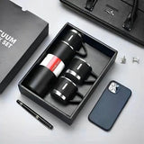 Stainless Steel Vacuum Flask Bottle & Cup Set – Insulated Thermal Flask for Hot & Cold Drinks