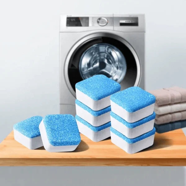Washing Machine Cleaning Tablets – Deep Cleaner for Front & Top Loaders | Removes Odor, Residue & Buildup