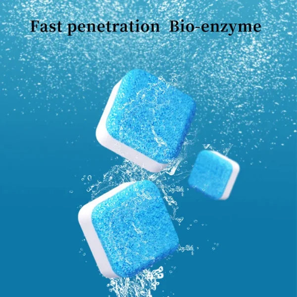 Washing Machine Cleaning Tablets – Deep Cleaner for Front & Top Loaders | Removes Odor, Residue & Buildup