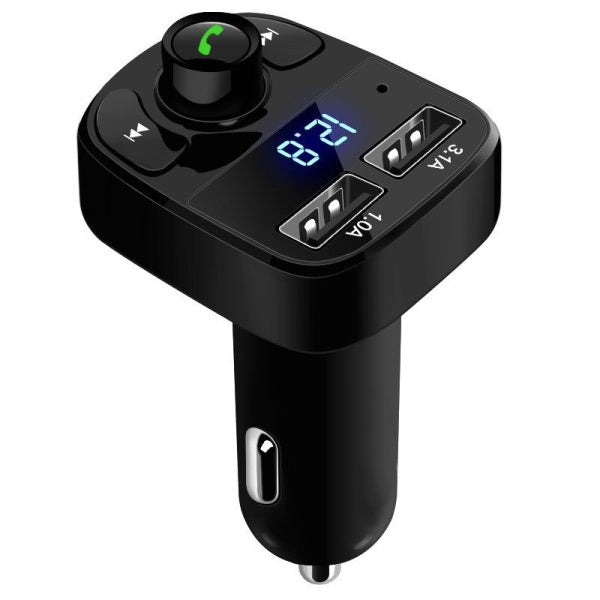 X8 Multifunctional Car MP3 Player – Wireless FM Transmitter & Modulator with 3.1A USB Charger