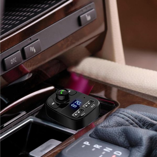 X8 Multifunctional Car MP3 Player – Wireless FM Transmitter & Modulator with 3.1A USB Charger